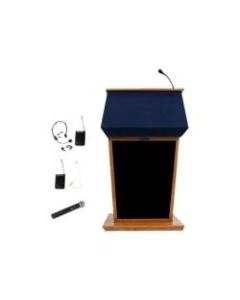 AmpliVox Patriot SW3040 - Lectern - mobile - cherry stain