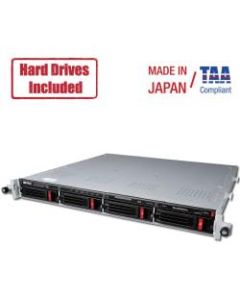 Buffalo TeraStation 5410RN Rackmount 16TB NAS Hard Drives Included - Annapurna Labs Alpine AL-314 1.70 GHz - 4 x HDD Installed - 16 TB Installed HDD Capacity - 4 GB RAM - Serial ATA/600 Controller