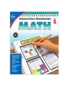 Carson-Dellosa Interactive Notebook For Math, Grade 1