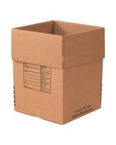 Office Depot Brand Deluxe Packing Boxes, 18in x 18in x 24in, Kraft, Bundle Of 6 Boxes
