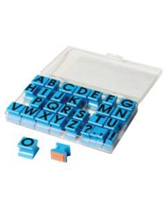 Educational Insights Uppercase Alphabet Stamps - Custom Message StampPlastic Housing - 30 / Set