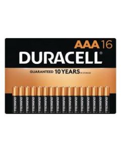 Duracell Coppertop AAA Alkaline Batteries, Pack Of 16