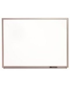 SKILCRAFT Non-Magnetic Melamine Dry-Erase Whiteboard, 48in x 72in, Aluminum Frame With Silver Finish (AbilityOne 7110-01-568-0398)