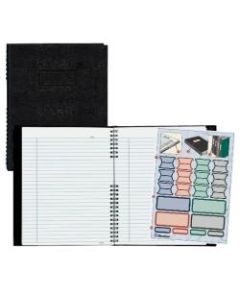 Rediform NotePro Executive Notebook, 9 1/4in x 7 1/4in, College Ruled, 150 Pages, 50% Recycled, Black