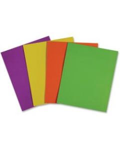 Sparco 2-pocket Leatherette Portfolio - Letter - 8 1/2in x 11in Sheet Size - 2 Internal Pocket(s) - Leatherette Paper - Assorted - 25 / Box