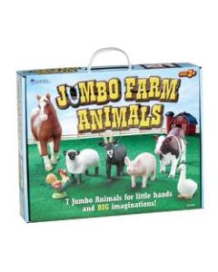 Learning Resources Jumbo Farm Animals, Grades Pre-K - 3, Set Of 7