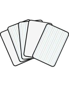 Sparco Dry-Erase Lap Whiteboards, 11in x 8in, Plastic Frame With White Finish, Case Of 24