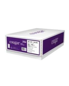 Cougar Digital Printing Paper, 19in x 13in, 98 (U.S.) Brightness, 80 Lb Cover (216 gsm), FSC Certified, Case Of 500 Sheets