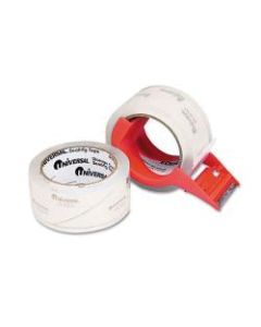 Universal Mailing and Storage Tape - 2in Width x 55yd Length - 3in Core - Acrylic - Non-yellowing - Dispenser Included - 2 / Box - Clear
