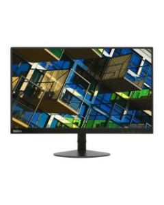 Lenovo ThinkVision S22e-19 - LED monitor - 21.5in (21.5in viewable) - 1920 x 1080 Full HD (1080p) @ 75 Hz - VA - 250 cd/m2 - 3000:1 - 4 ms - HDMI, VGA - raven black - for ThinkBook 14; ThinkCentre M75; ThinkPad E14; E15; L13 Yoga; T490; X390