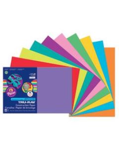 Tru-Ray Construction Paper, 50% Recycled, Assorted Colors, 12in x 18in, Pack Of 50 Sheets
