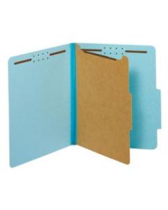 Pendaflex Classification Folders, Letter Size, 30% Recycled, Blue, Box Of 10