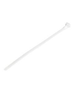 StarTech.com 100 Pack 8in Reusable Cable Ties - White Large Releasable Nylon/Plastic Zip Ties Resealable Adjustable Network Cable Wraps UL\