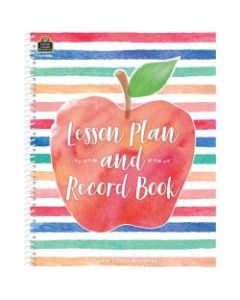 Teacher Created Resources 40-Week Watercolor Lesson Plan/Record Book, 8-1/2in x 11in, Multicolor
