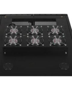 Tripp Lite Intl Rack Enclosure Server Cabinet Roof Mount Fan Panel Airflow Mgmt 230V - 6 Fan - 220 V AC420 CFM