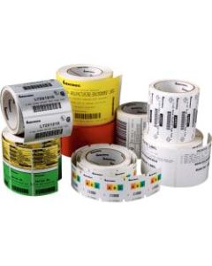 Intermec DuraTRAN II Gloss Polyester Label - 1 1/2in Width x 1/2in Length - Permanent Adhesive - Rectangle - Thermal Transfer - Polyester - 4304 / Roll - 8 / Carton