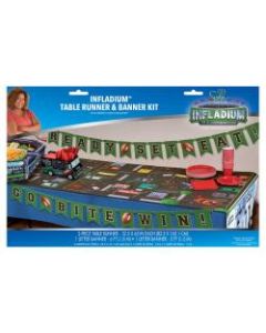 Amscan Plastic Football Scene Setter and Banner Kit, 65in x 32-1/2in, 2 Per Pack, Case Of 4 Packs