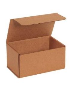 Office Depot Brand Corrugated Mailers, 4inH x 5inW x 8inD, Kraft, Pack Of 50 Mailers