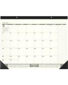 AT-A-GLANCE Recycled Monthly Desk Pad, 22in x 17in, Sand, January To December 2022, SK32G00