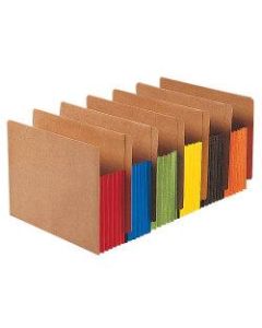 Smead Expansion File Pockets, Letter Size, Redrope, Box Of 10