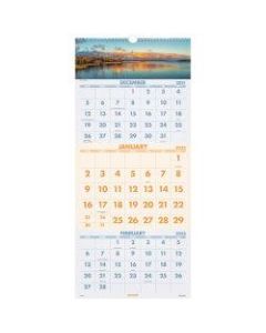 AT-A-GLANCE Scenic 14-Month Wall Calendar, 12in x 27in, December 2021 To January 2023, DMW50328