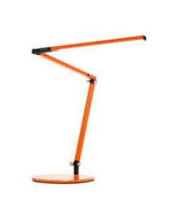 Koncept Z-Bar Mini LED Desk Lamp, Warm Light, 12-3/4inH, Orange