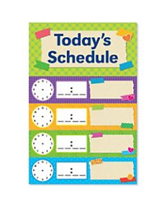 Scholastic Teachers Friend Tape It Up! Schedule Mini Bulletin Board Set, Pre-K To Grade 6