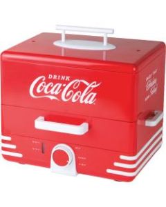 Nostalgia Electrics Coca-Cola Hot Dog Steamer, Large, Red