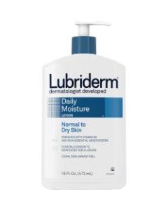 Lubriderm Daily Moisture Lotion - Lotion - 16 fl oz - For Normal, Dry Skin - Moisturising, Non-greasy - 1 Each