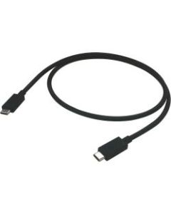 Accell USB4 40Gbps Cable - 2.60 ft USB-C Data Transfer Cable for Computer, Mobile Device, MacBook - First End: 1 x Type C Male USB - Second End: 1 x Type C Male USB - 40 Gbit/s - Black