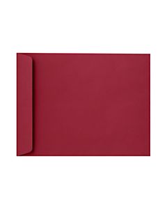 LUX Open-End 9in x 12in Envelopes, Peel & Press Closure, Garnet Red, Pack Of 250