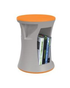 MooreCo Hiearchy Flipz Stacking Rocking Stool, Gray/Orange