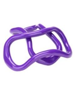 Mind Reader Yoga Rings, 3inH x 9inW x 4-3/4inD, Purple, Pack Of 2 Yoga Rings