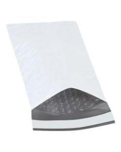 Office Depot Brand Bubble-Lined Poly Mailers, 5in x 10in, White, Case Of 25 Mailers
