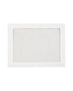 LUX #9 1/2 Full-Face Window Envelopes, Middle Window, Gummed Seal, Bright White, Pack Of 500