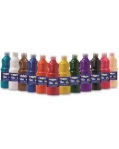 Prang Ultra-washable Tempera Paint - 16 oz - 12 / Set - Assorted