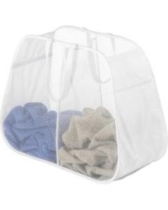 Whitmor Laundry Bag - 28in Width x 21in Length x 12in Depth - White - Polyester - Garment