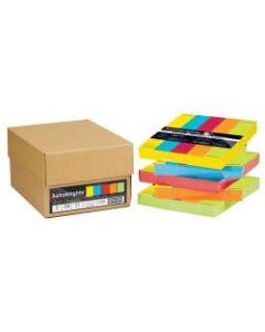 Astrobrights Color Paper, 8.5in x 11in, 24 Lb, Assorted Colors, 250 Sheets, Case Of 5 Reams