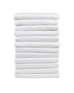 1888 Mills Suite Touch Twin XL Pleated Bed Skirts, 39in x 80in x 16in, White, Pack Of 72 Skirts