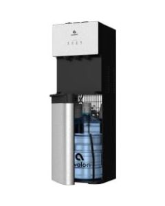 Avalon Bottom-Loading Water Cooler/Dispenser, 41inH x 12inW x 13inD, Silver