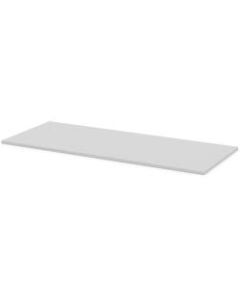 Lorell Width-Adjustable Training Table Top, 72in x 30in, Gray