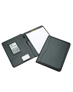 Pad Holder With Calculator, 9in x 12in, Black (AbilityOne 7510-01-484-4563)
