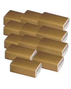 SKILCRAFT C-Fold 1-Ply Paper Towels, 100% Recycled, 200 Sheets Per Roll, Pack Of 12 Rolls (AbilityOne 8540-01-494-0909)