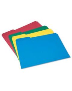 SKILCRAFT Color File Folders, 1/3 Cut, Letter Size, Assorted Colors, Pack Of 24 (AbilityOne 7530-01-484-0006)
