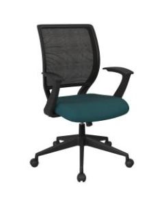 Office Star Work Smart Mesh Task Chair, Blue/Black