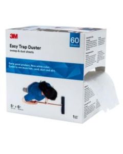 3M Easy Trap Duster Sweep And Dust Sheets, 5in x 6in x 30ft, 60 Sheets