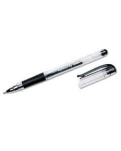SKILCRAFT AbilityOne Gel-Ink Pen, Medium Point, 0.7 mm, Clear Barrel, Black Ink