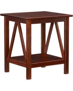 Linon Home Decor Products Rockport End Table, Antique Tobacco