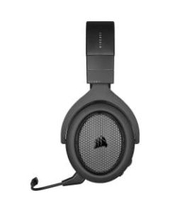 Corsair HS70 Wired Gaming Headset with Bluetooth - Stereo - Mini-phone (3.5mm), USB - Wired/Wireless - Bluetooth - 30 ft - 32 Kilo Ohm - 20 Hz - 20 kHz - Over-the-head - Binaural - Circumaural - Black