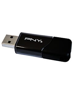 PNY Attache 3 USB 2.0 Flash Drive, 64GB